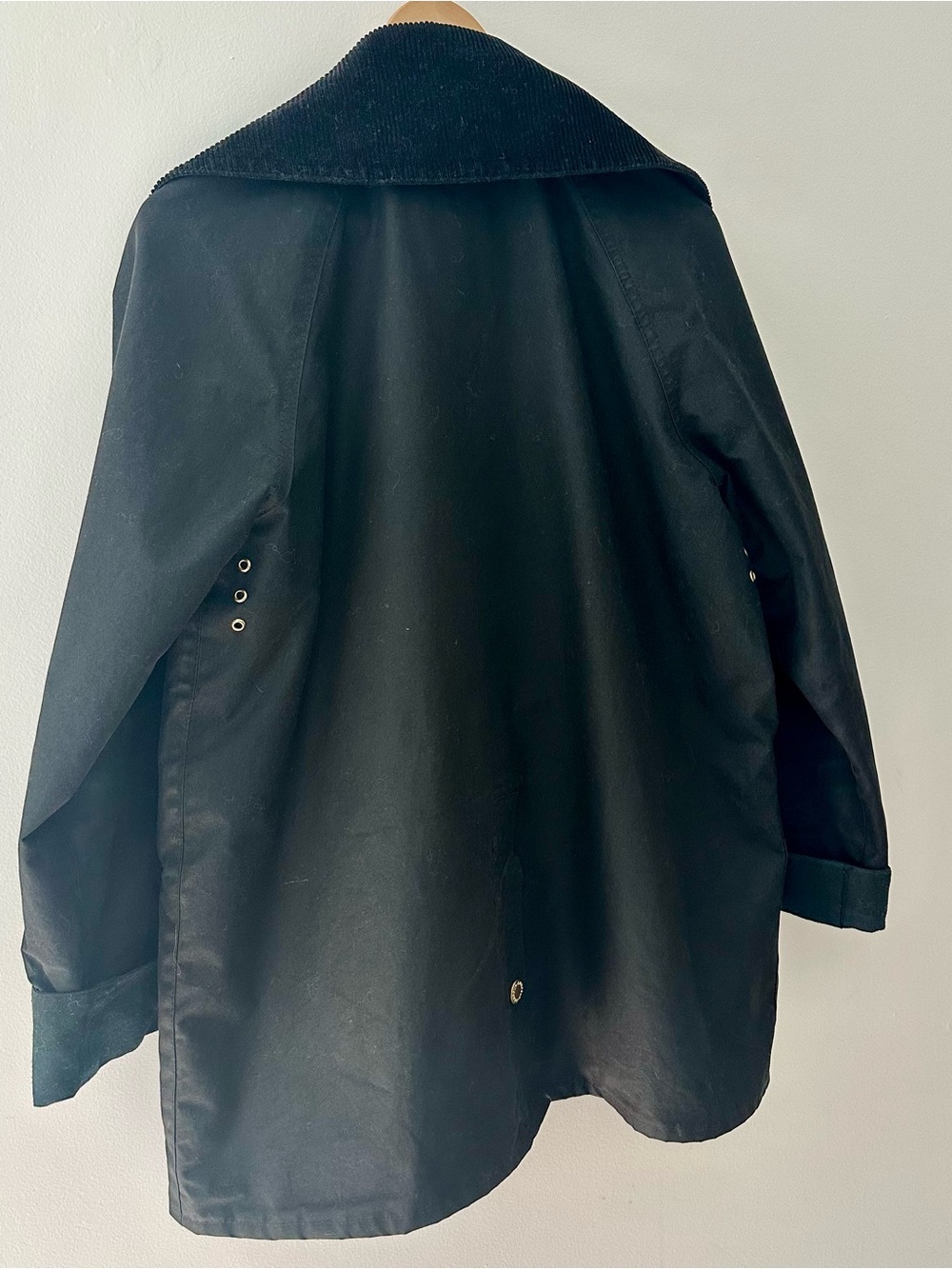 Barbour Gunnerside Wax Jacket Black Size 8 Gently Used - Picture 4 of 15
